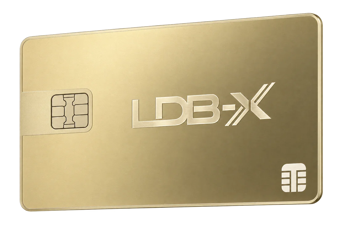 Signature LDB-X Gold payment card